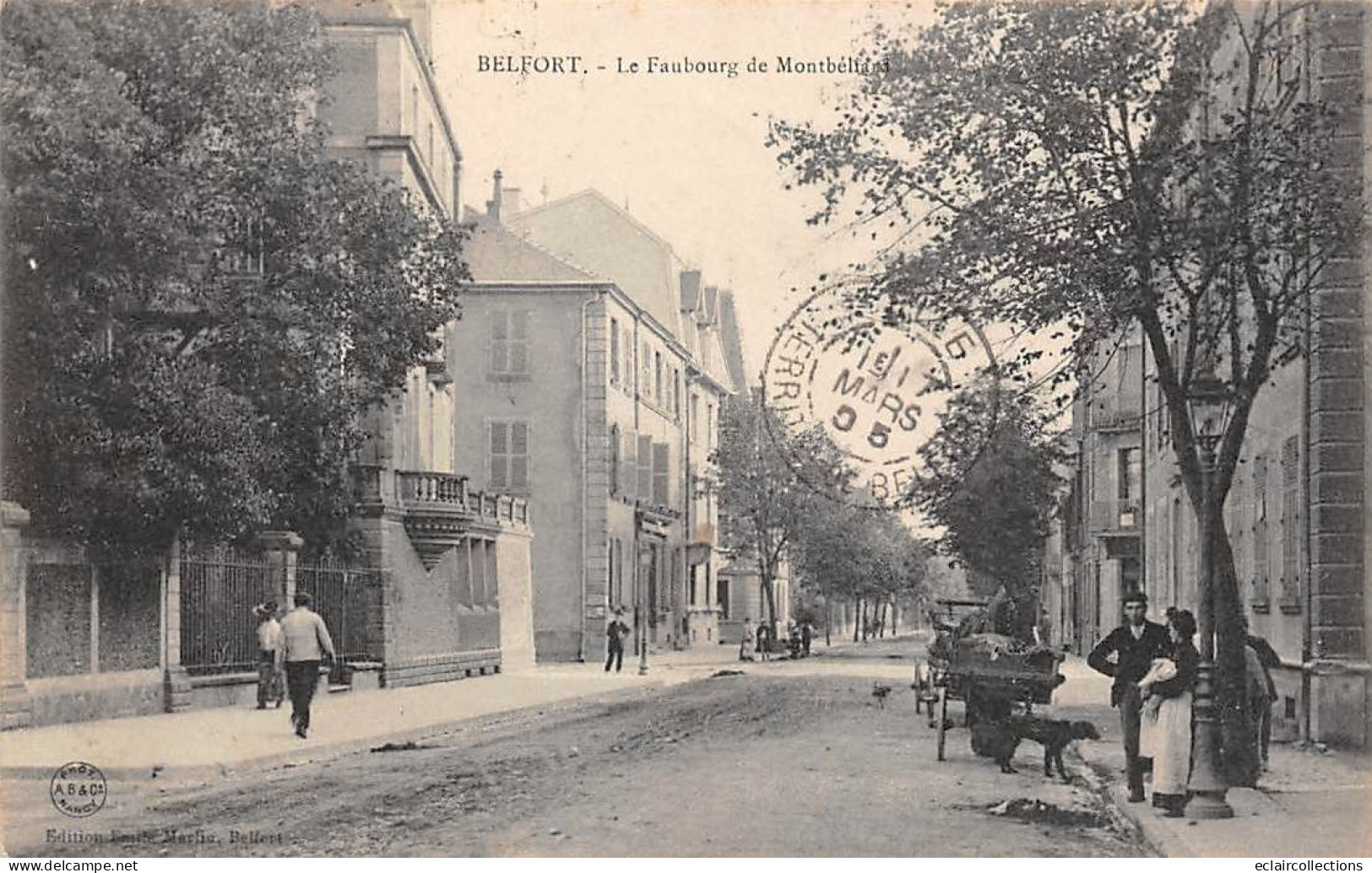 Belfort         90         Le Faubourg De Montbeliard      (voir Scan) - Belfort - Città