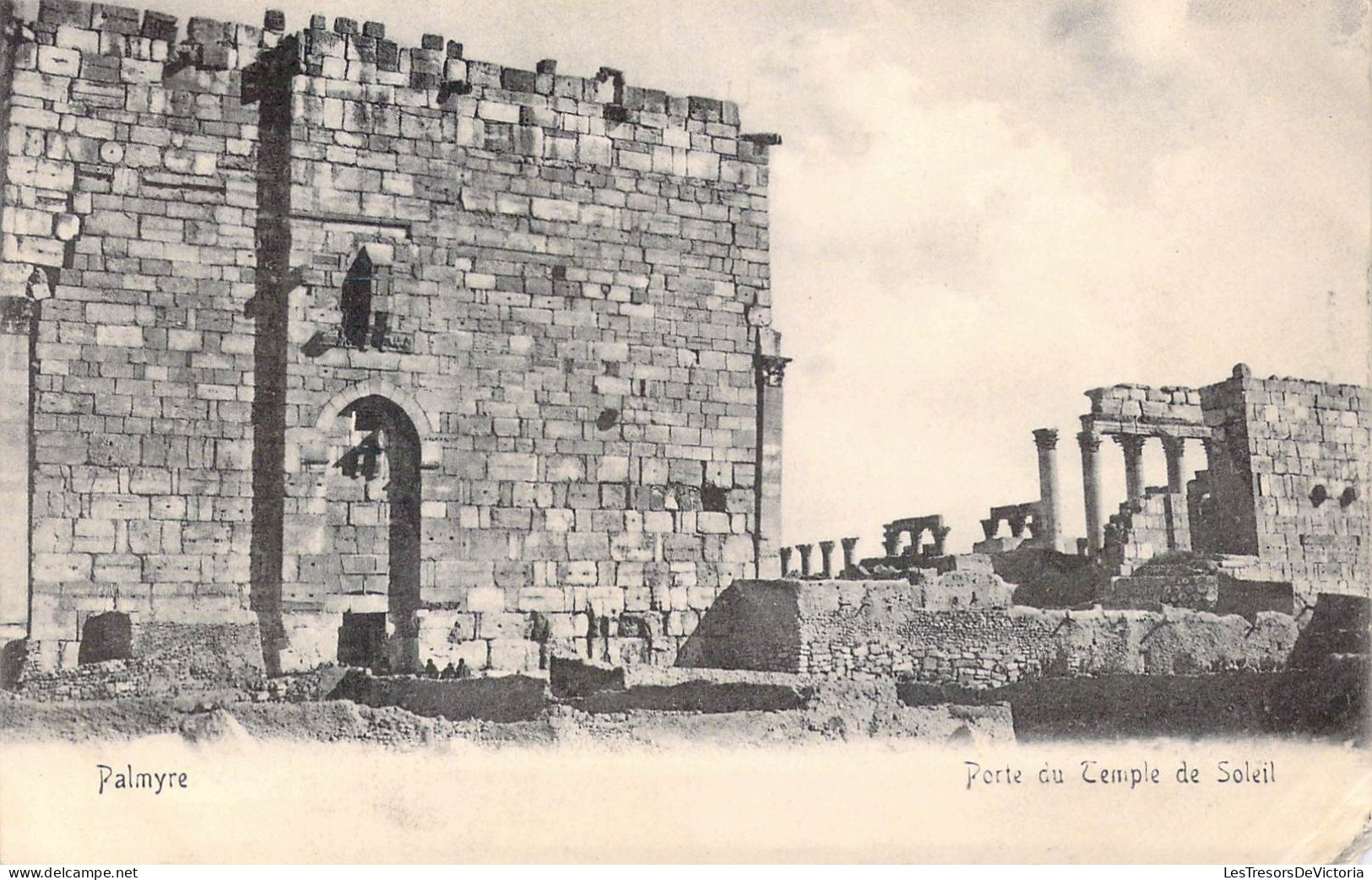 SYRIE - Palmyre - Porte Du Temple De Soleil - Carte Postale Ancienne - Syrie