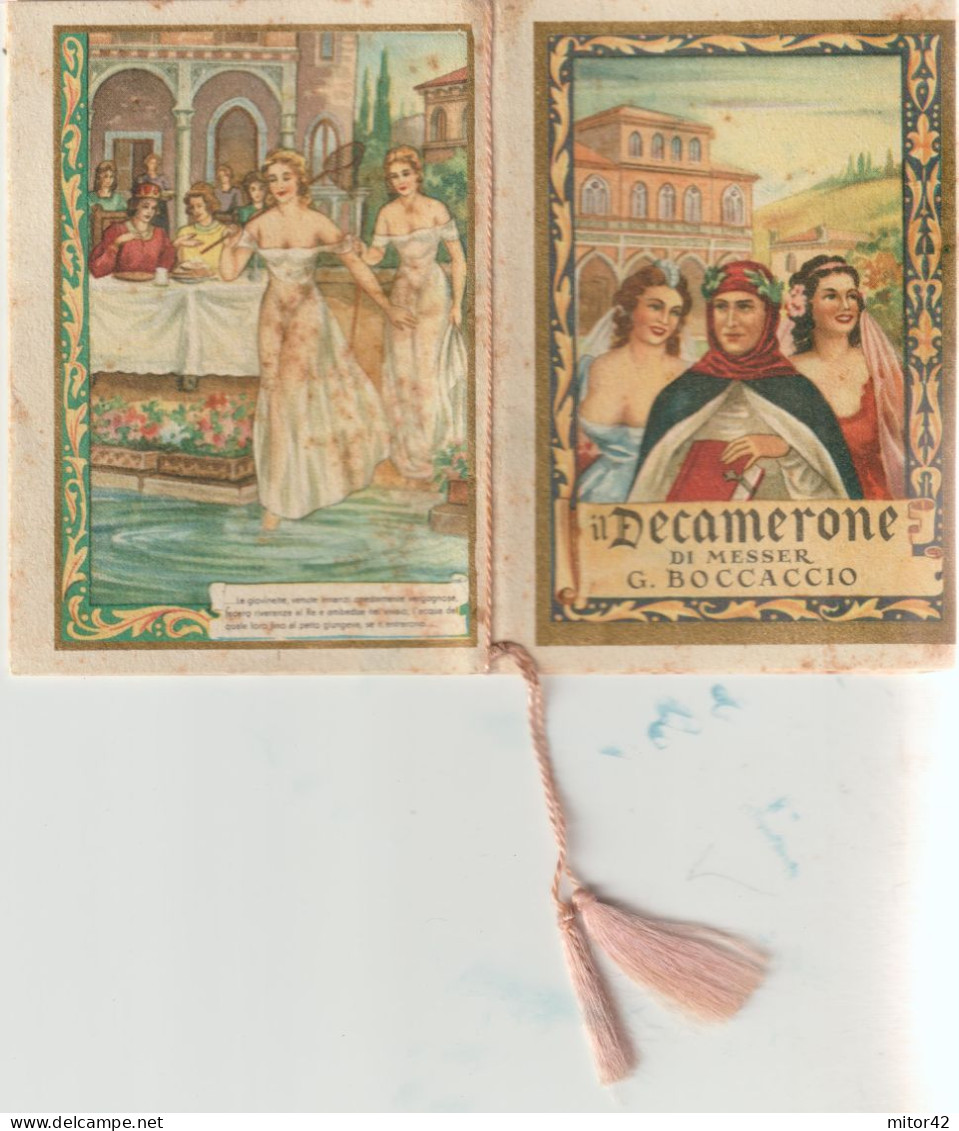 47-Calendarietto Da Barbiere-1952-Il Decamerone Di Messer G. Boccaccio - Grand Format : 1941-60