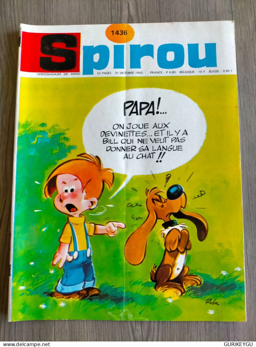 BD SPIROU N° 1436 Roba  Complet Avec Mini Récit   1965 - Spirou Et Fantasio