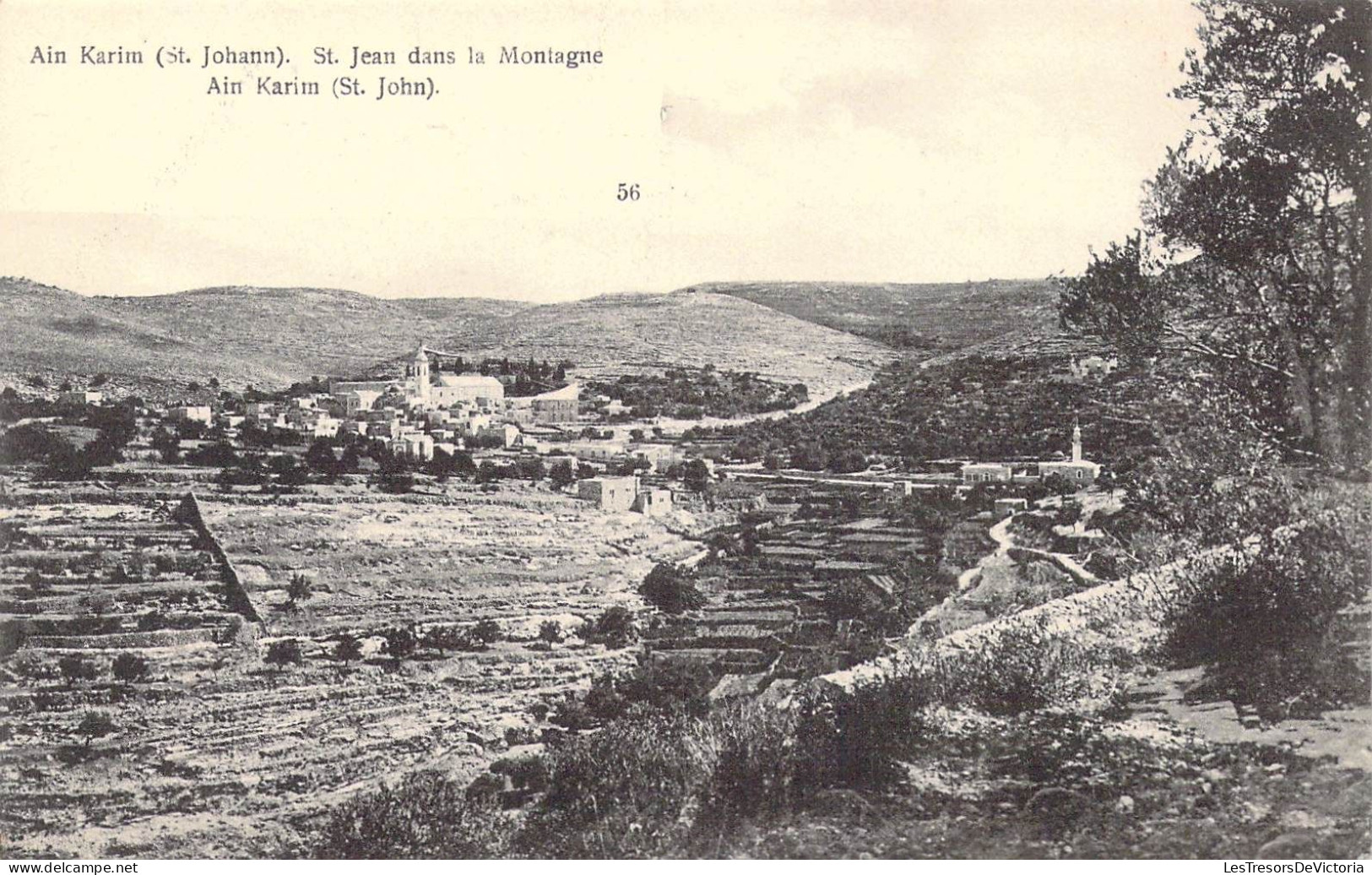 ISRAEL - Ain Karim - St Jean Dans La Montagne - Carte Postale Ancienne - Israel