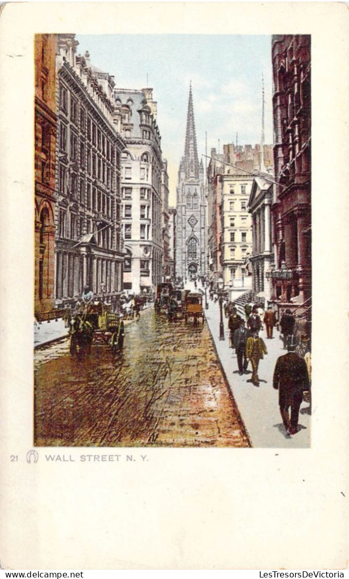 ETATS-UNIS - New York City - Wall Street - Carte Postale Ancienne - Wall Street