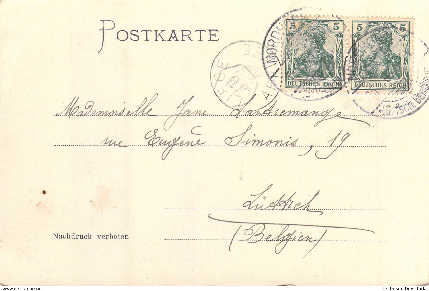 ALLEMAGNE - Gruss Aus Nordhorn - Kirche - Krankenhaus - Carte Postale Ancienne - Nordhorn