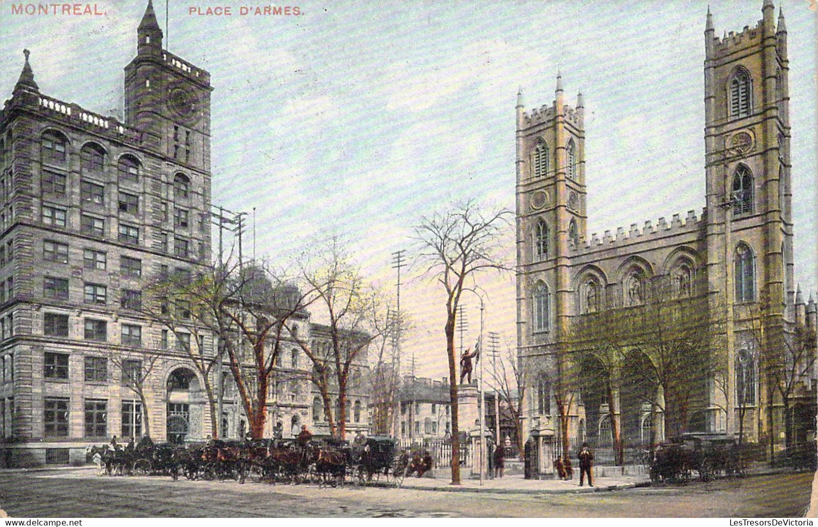 QUEBEC - Montréal - Place D'Armes - Carte Postale Ancienne - Montreal