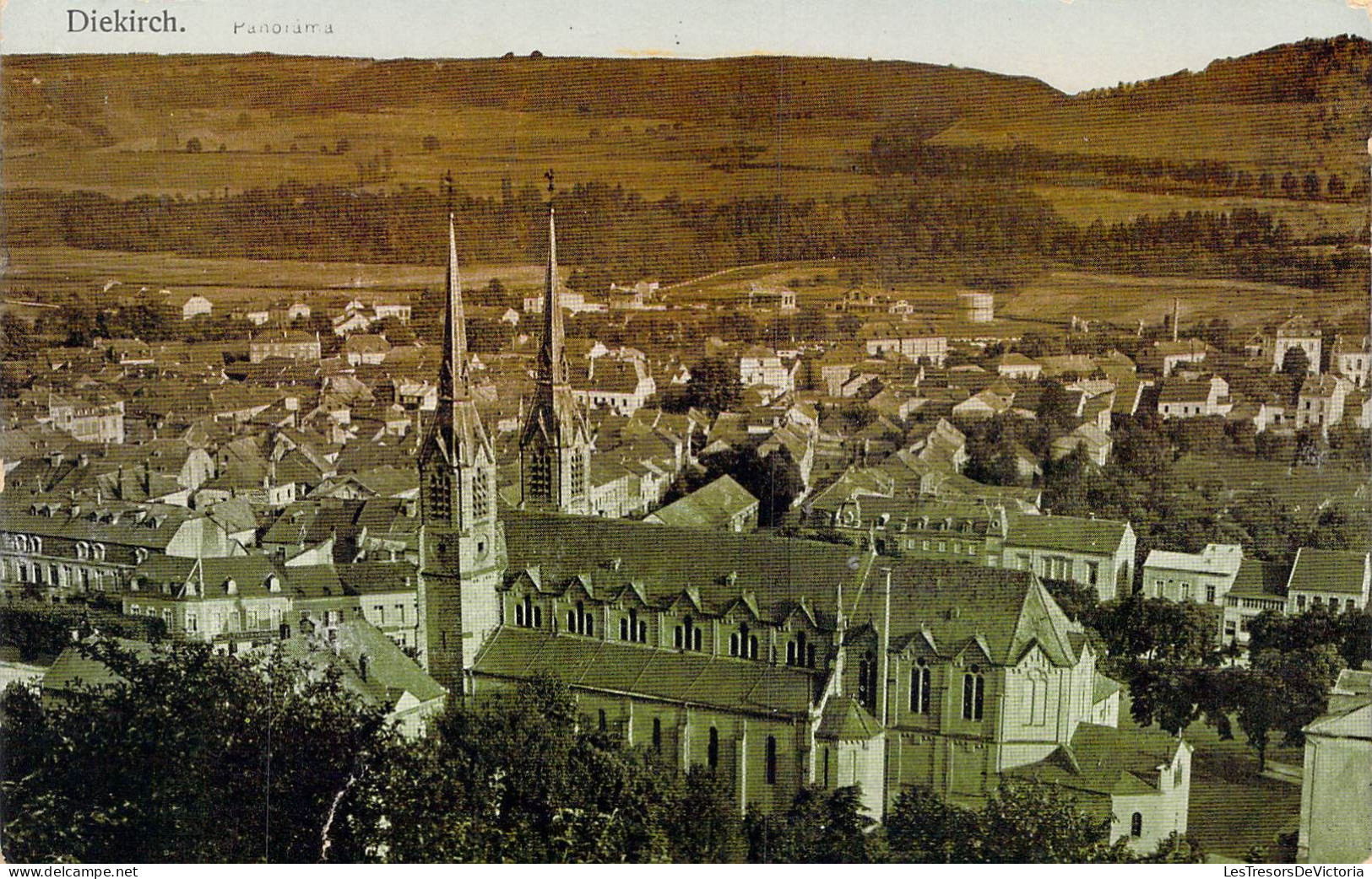 LUXEMBOURG - Diekirch - Panorama - Carte Postale Ancienne - Diekirch