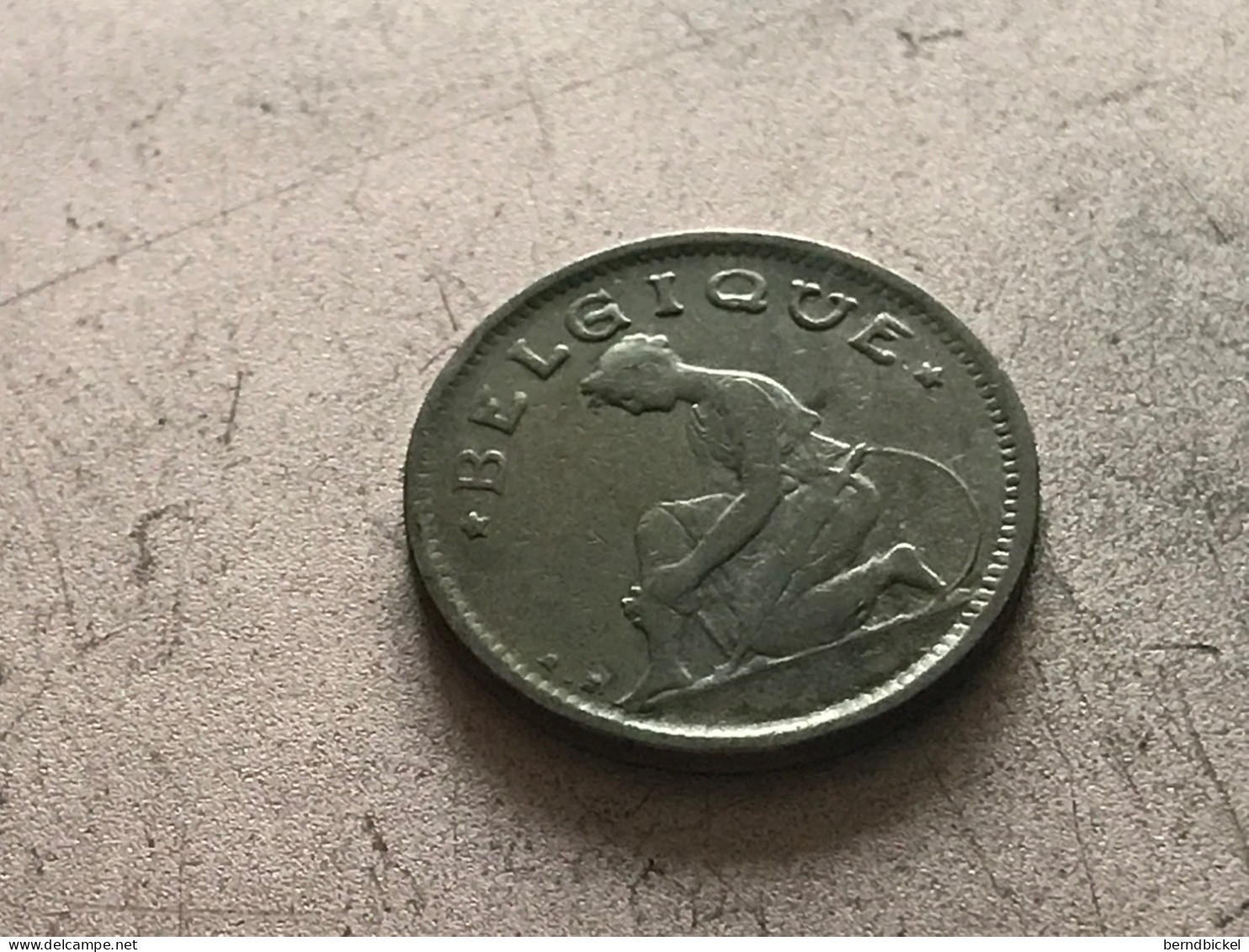 Münze Münzen Umlaufmünze Belgien 50 Centimes 1923 Belgique - 50 Cent