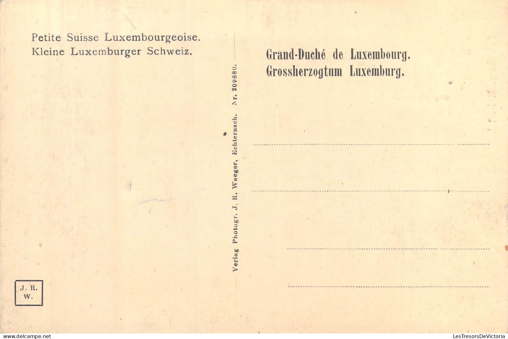 LUXEMBOURG - Eulenburg - Mullertal - Carte Postale Ancienne - Echternach