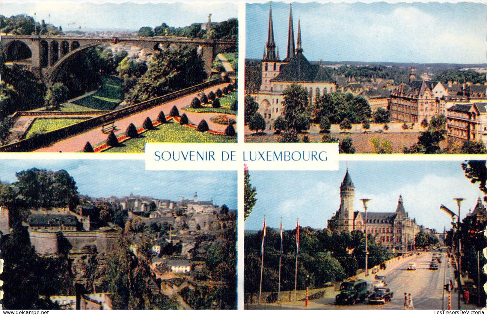 LUXEMBOURG - Souvenir De Luxembourg - Carte Postale Ancienne - Luxemburg - Stad