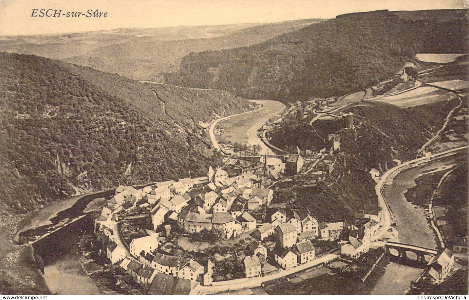 LUXEMBOURG - Esch Sur Sûre - Carte Postale Ancienne - Esch-sur-Sure