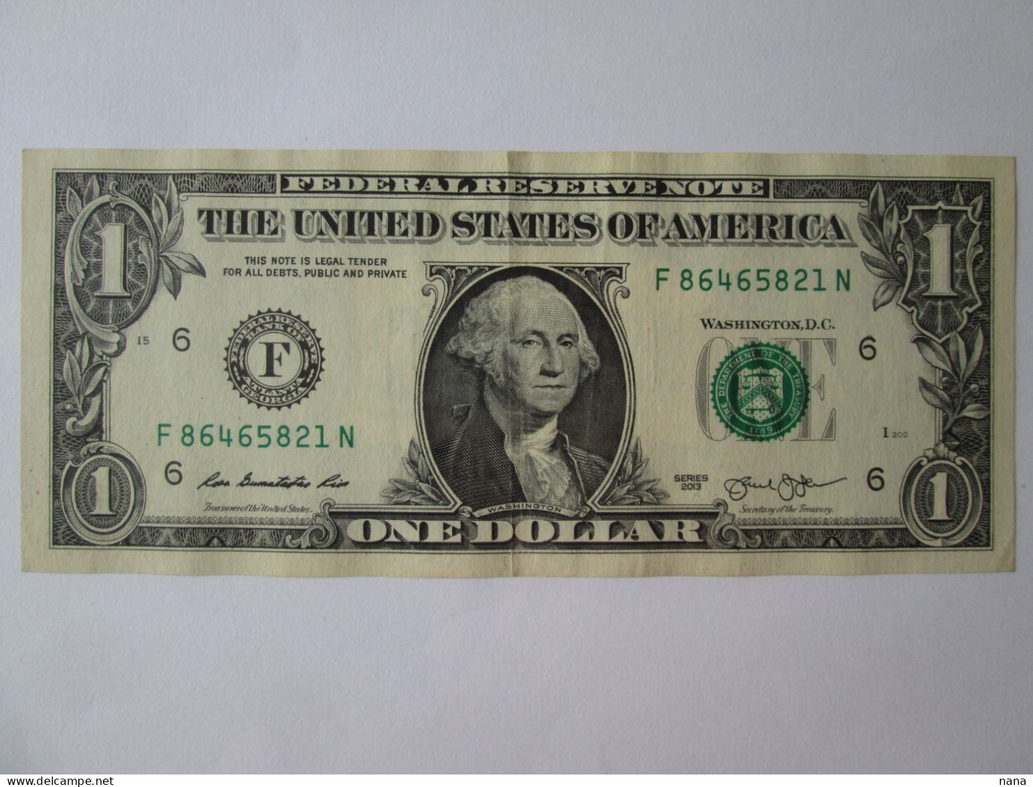 USA 1 Dollar 2013 Banknote See Pictures - Valuta Nazionale