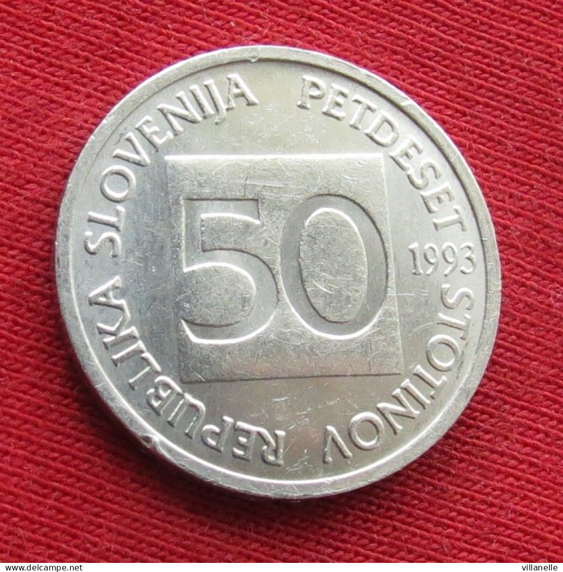 Slovenia 50 Stotinov 1993 KM# 3 Lt 42 *V1T Bee Eslovenia Slovenija Slovenie - Slowenien