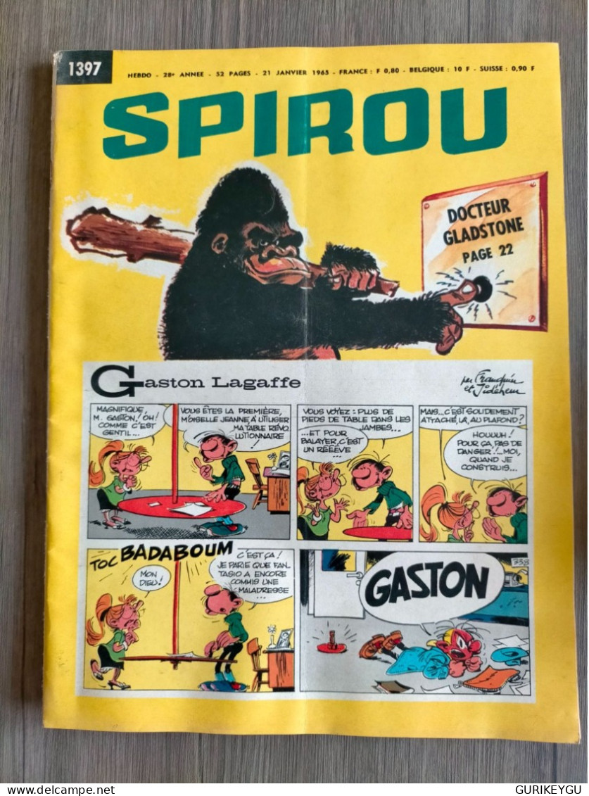 BD SPIROU N° 1397  Complet Avec Mini Récit  BIEN  21/01/1963 - Spirou Et Fantasio