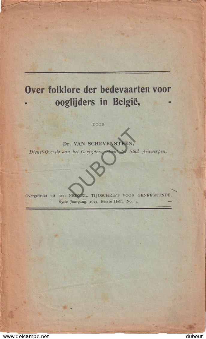 Bedevaart Ooglijders - 1921 - Folklore (V2492) - Anciens