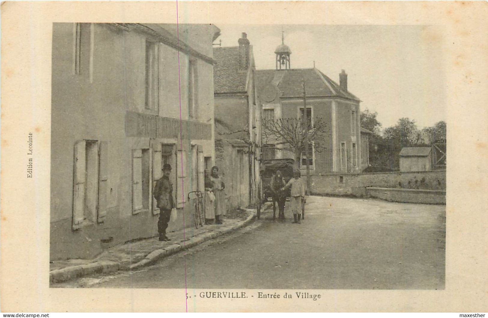 GUERVILLE Entrée Du Village - Guerville