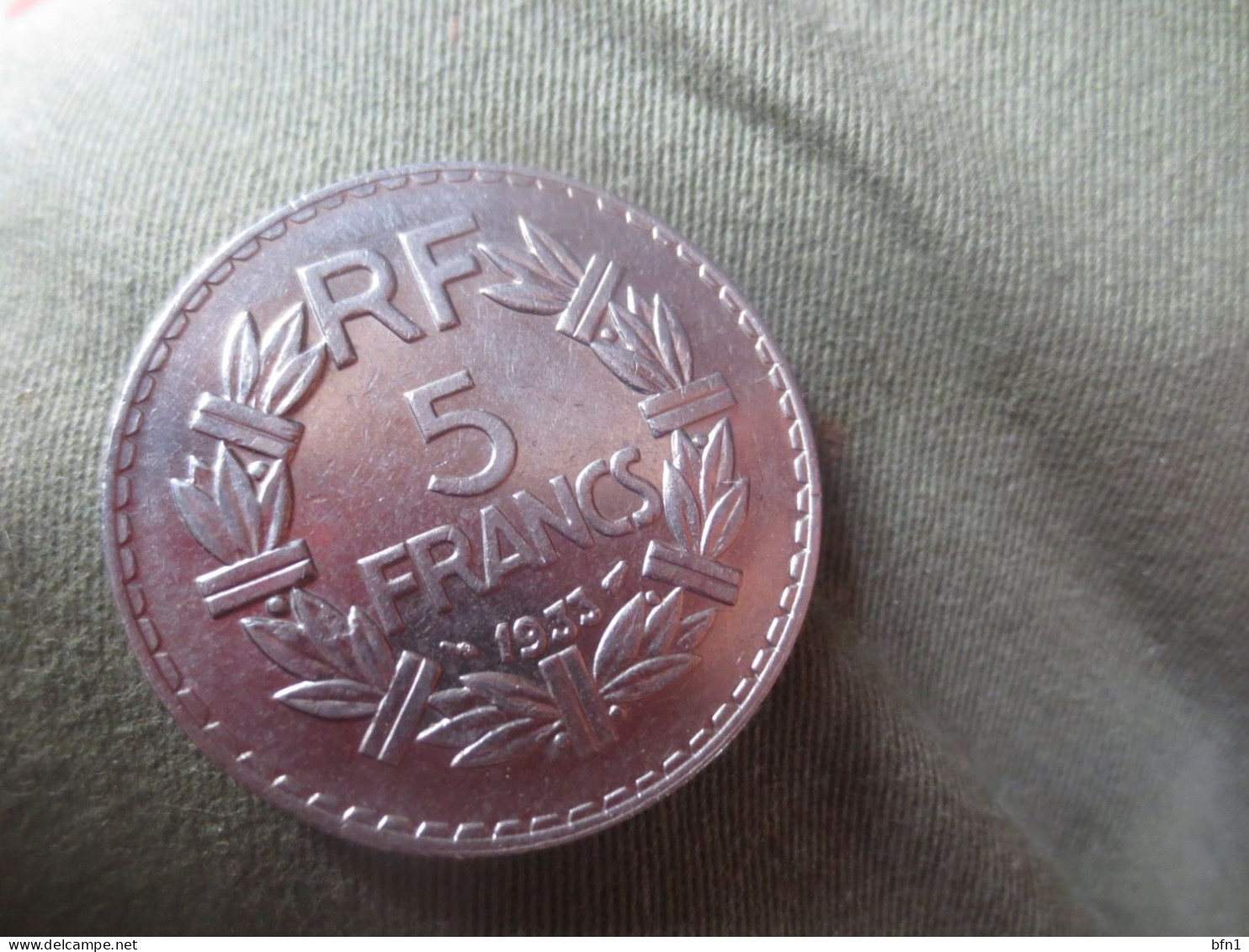 FRANCE 5 FRANCS 1933 SPLENDIDE - 5 Francs