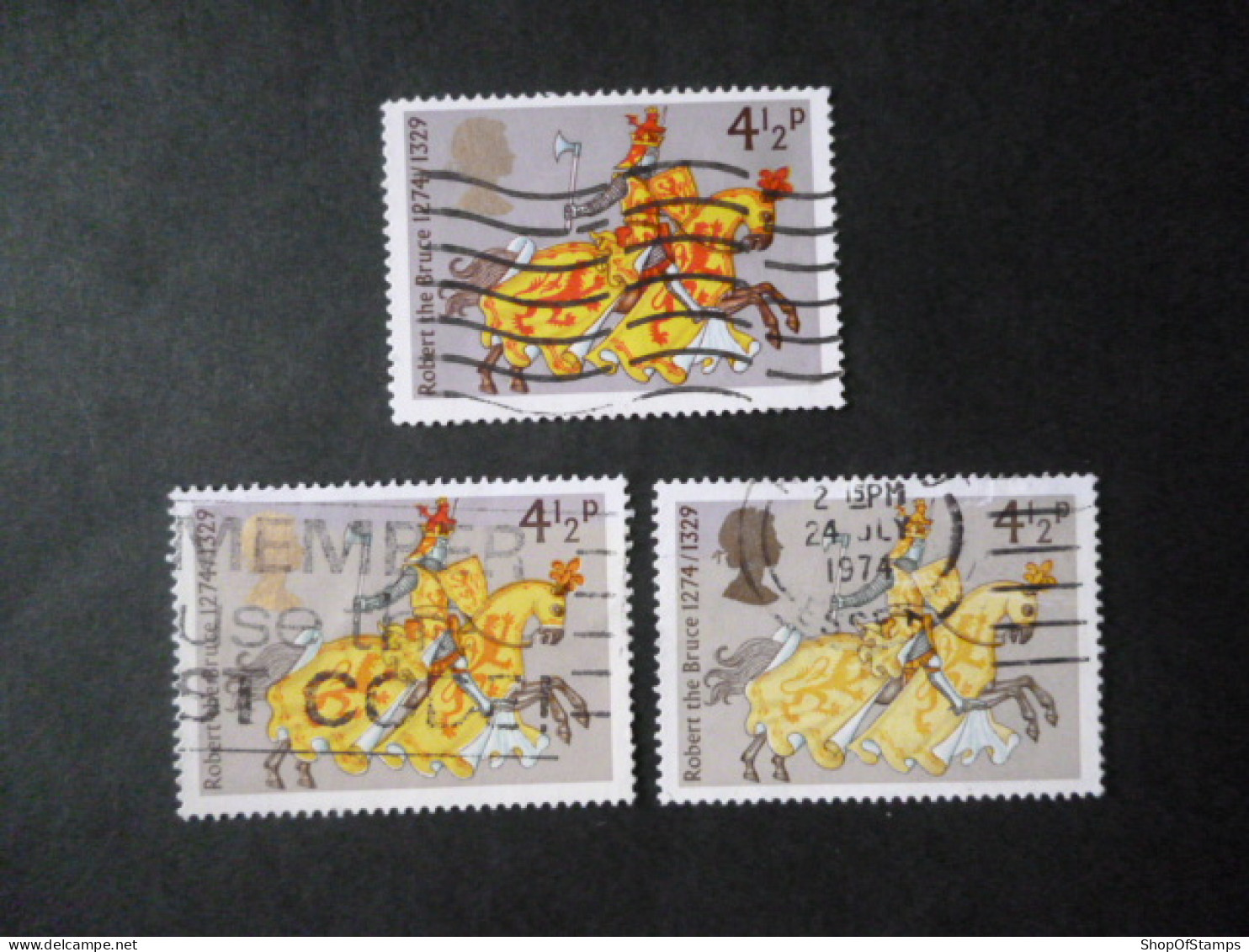 GREAT BRITAIN SG ERROR CLOUR DIFFERENCE - Variétés, Erreurs & Curiosités