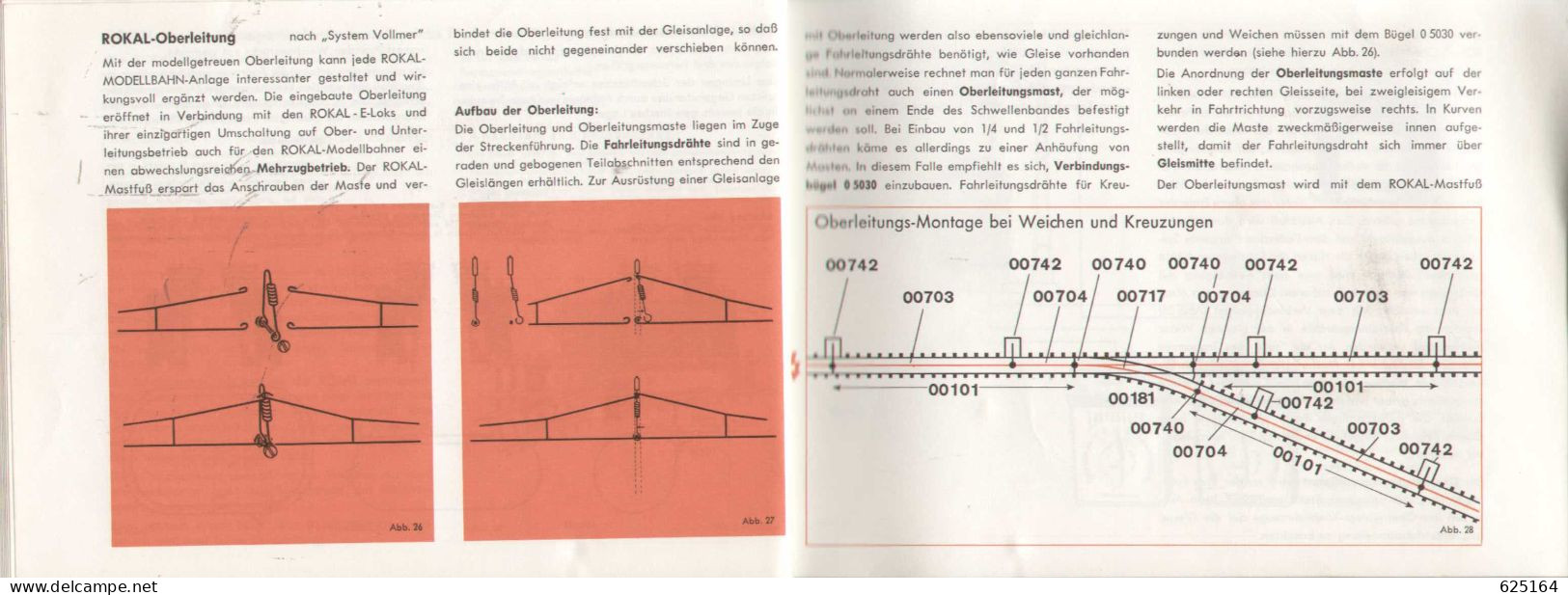 Catalogue Rokal 1962 Elektro Handbuch TT 1:120 12 Mm - En Allemand, Anglais, Français Et Néerlandais - Duits