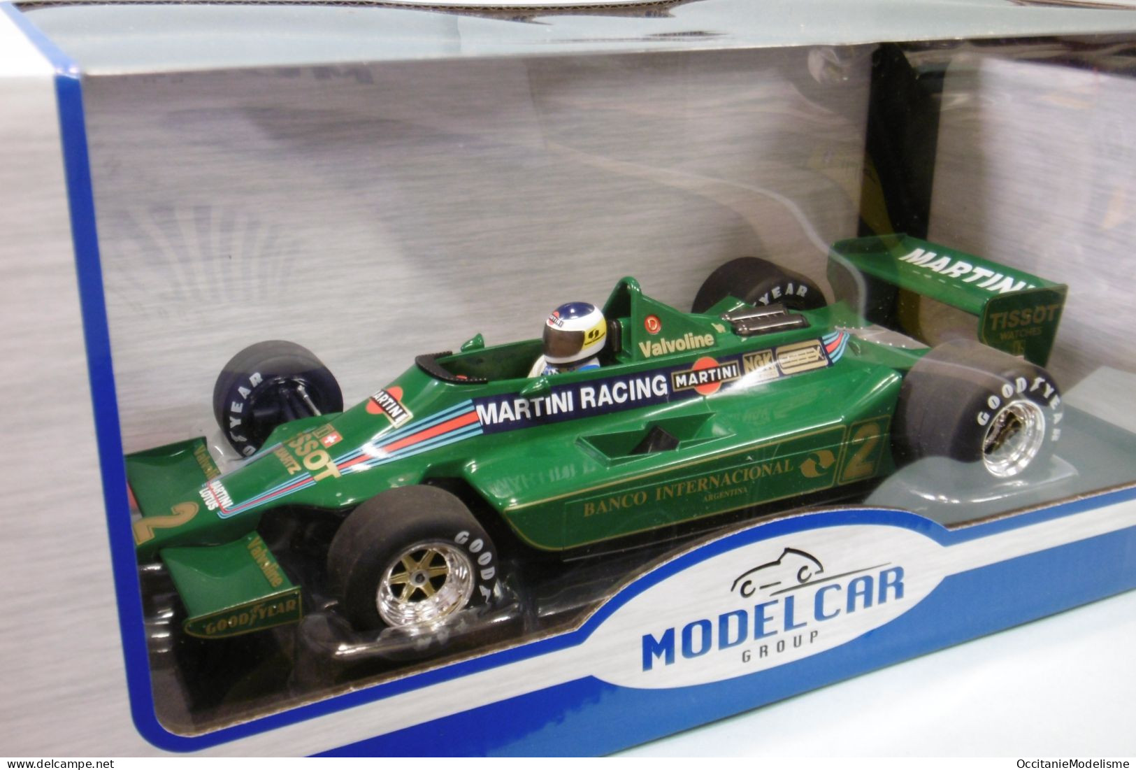 MCG Model Car Group - LOTUS FORD 79 #2 2nd GP Argentina 1979 C. Reutemann F1 Réf. 18621F BO 1/18 - Autres & Non Classés