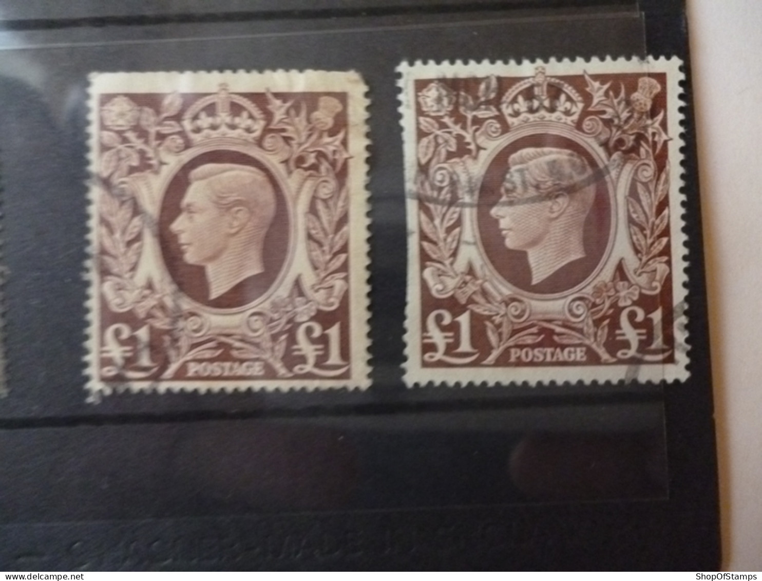 GREAT BRITAIN SG 476-478b (1939-48) USED ALL 6 STAMPS [£1 EXTRA]  - ....-1951 Pre-Elizabeth II