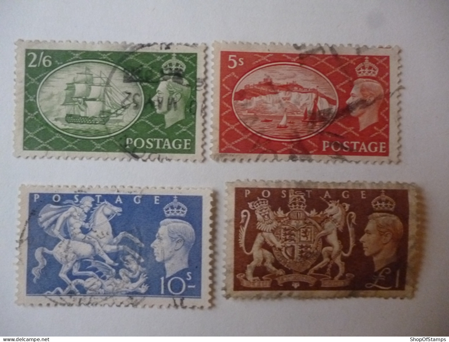 GREAT BRITAIN SG 509-12 (1951) USED SET  - ....-1951 Vor Elizabeth II.