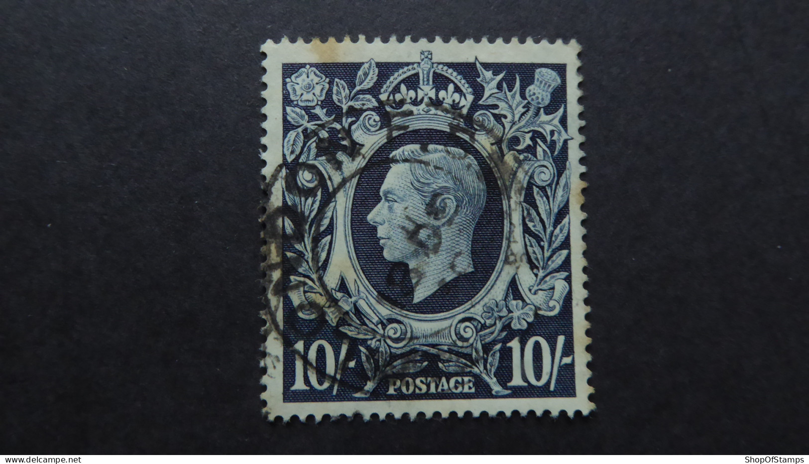 GREAT BRITAIN SG 478 HIGH VALUES 10s USED  - ....-1951 Vor Elizabeth II.