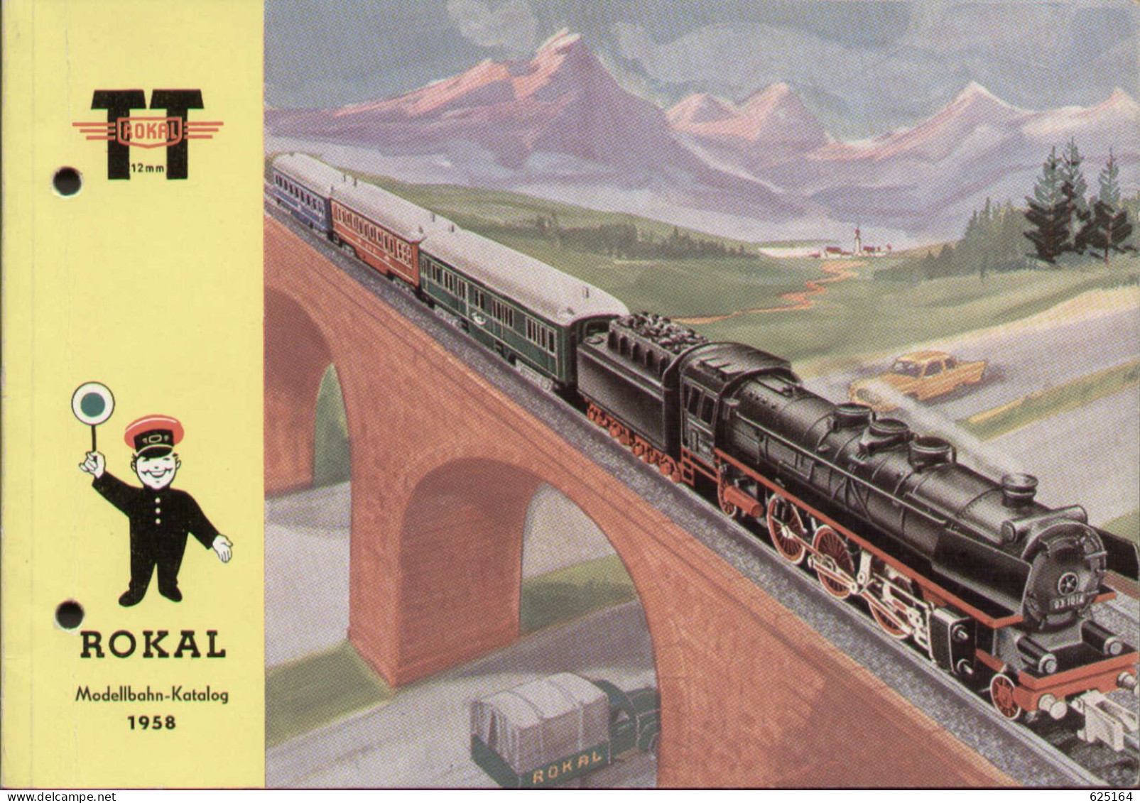 Catalogue Rokal 1958 Modellbahn-Katalog Spur TT 1:120 12 Mm - German