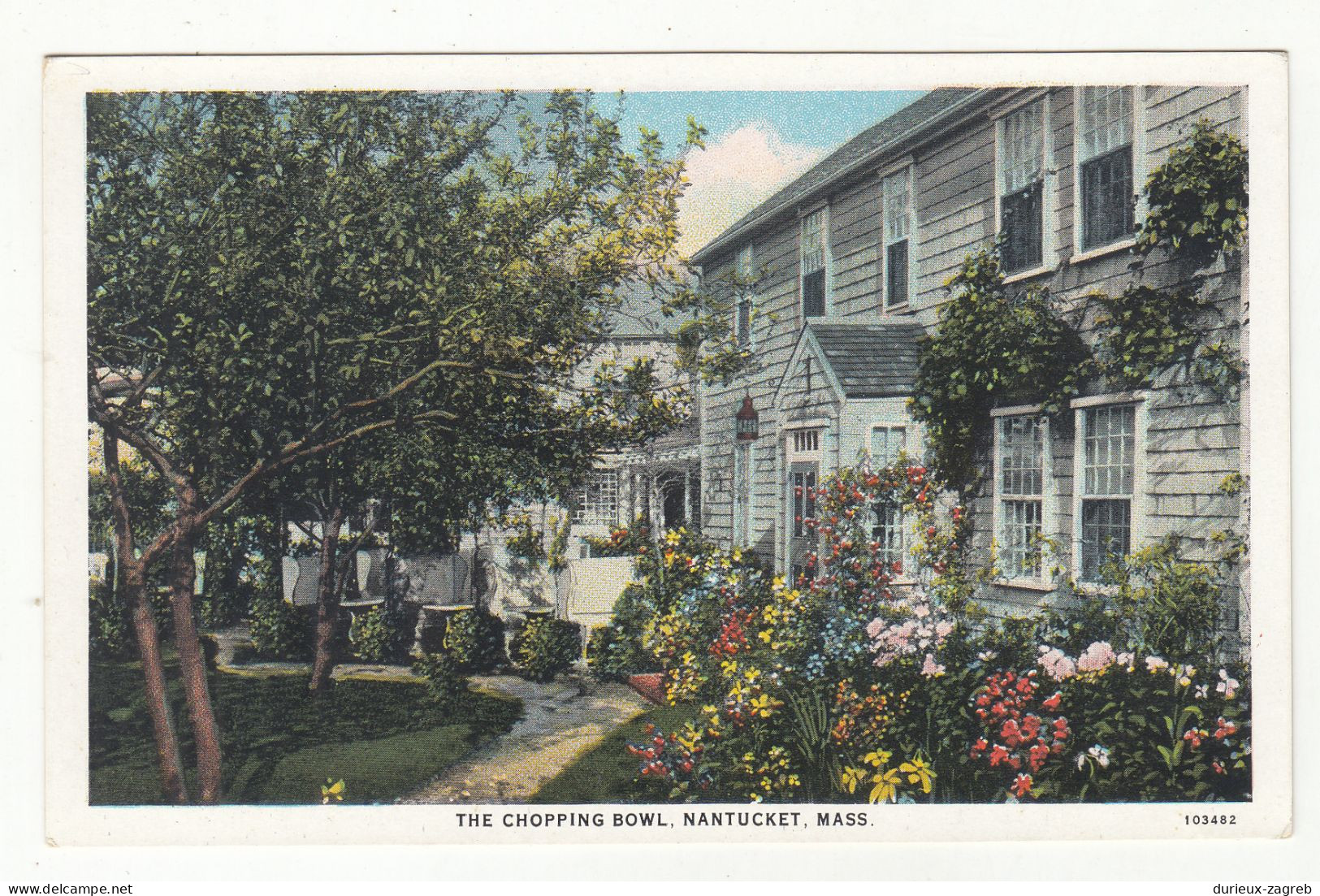 The Chopping Bowl, Nantucket, Mass. Old Postcard Not Posted 230701 - Nantucket
