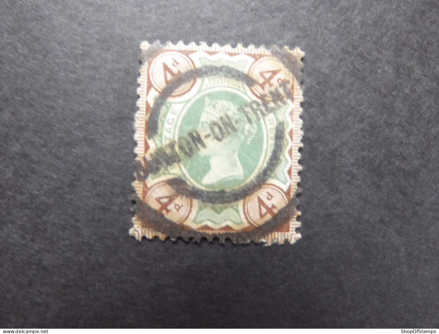 GREAT BRITAIN SG 205 4d Postmark  BURTON-ON-TRENT Used - Non Classés