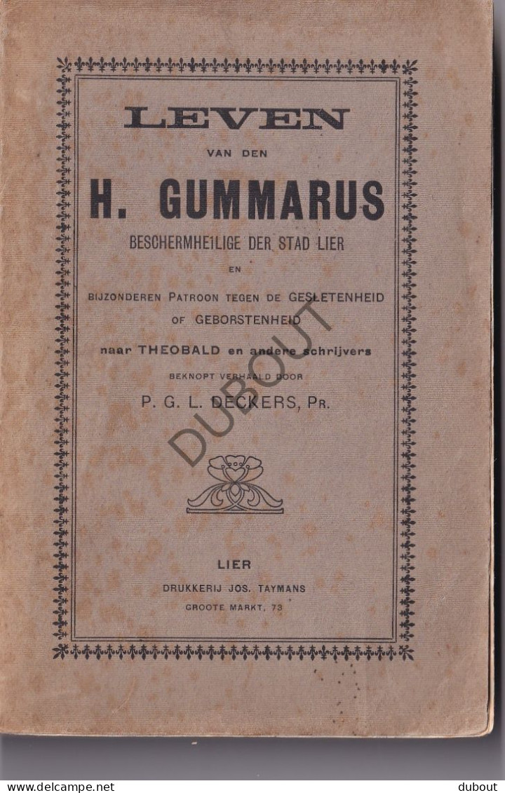 Lier - H. Gommarus - 1913   (W214) - Antiquariat