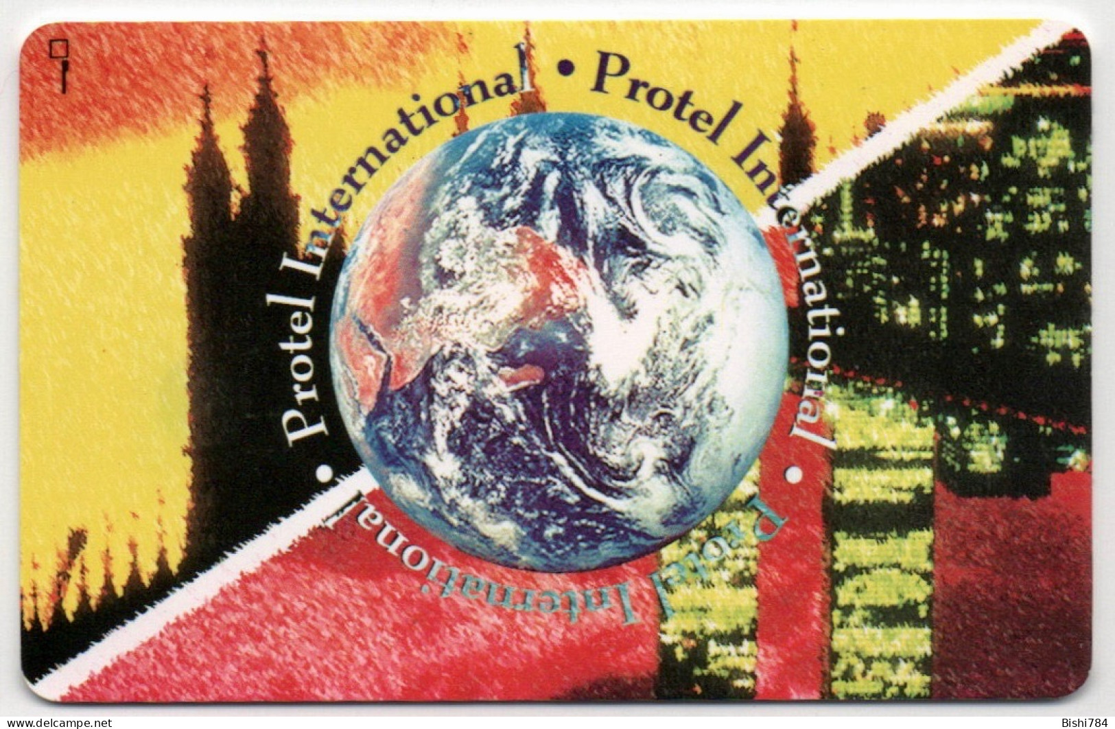 St. Lucia - Protel International TESTCARD - Globe With City Background - St. Lucia