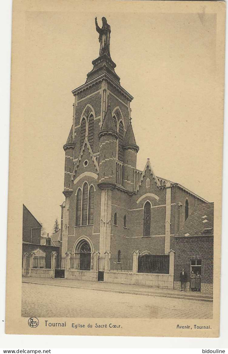 CPA-TOURNAI " Eglise Du Sacré-Coeur " - Doornik