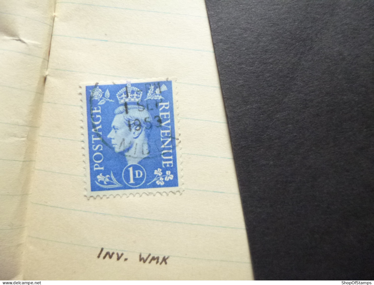 GREAT BRITAIN SG 504Wi Inverted WMK - ....-1951 Vor Elizabeth II.