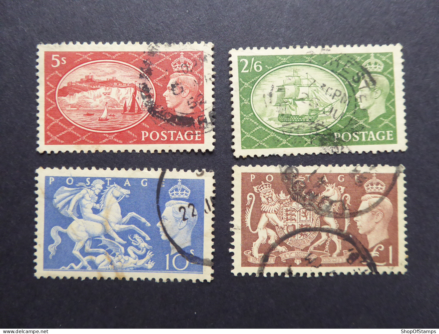 GREAT BRITAIN SG 509-12 DEFINITIVES HIGH VALUES     - Sonstige & Ohne Zuordnung