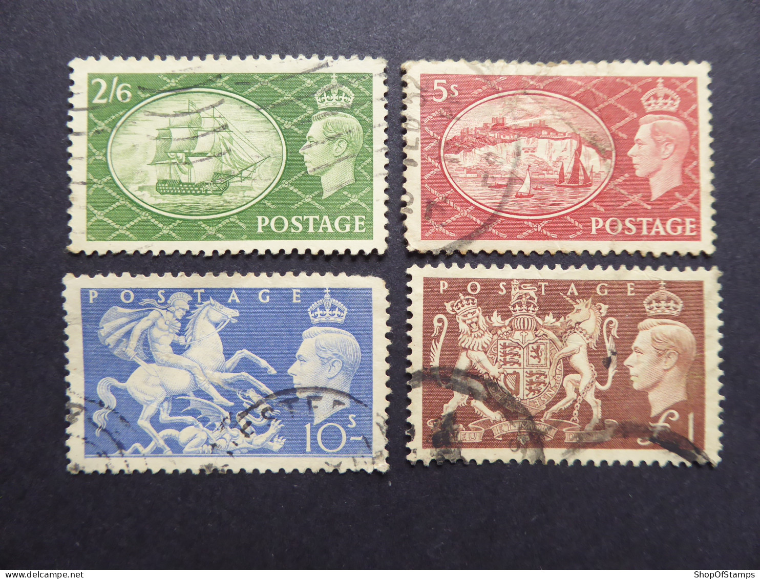 GREAT BRITAIN SG 509-12 DEFINITIVES HIGH VALUES     - Other & Unclassified