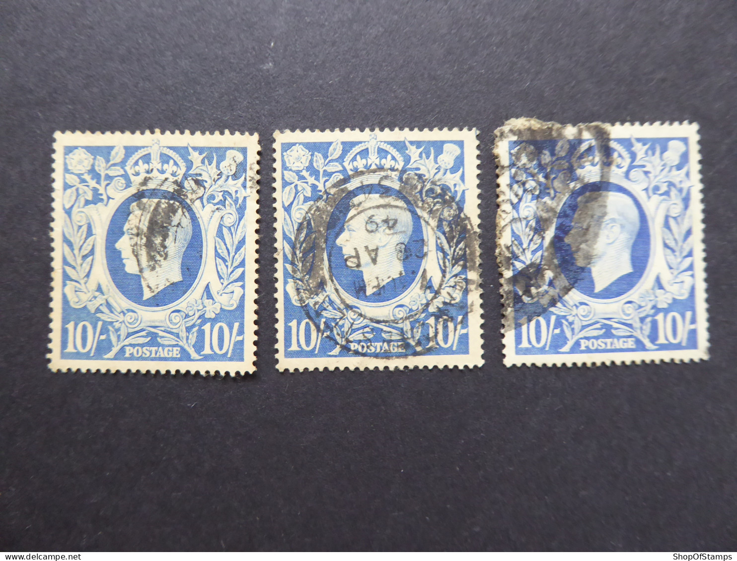 GREAT BRITAIN SG 478a 3 STAMPS     - Sonstige & Ohne Zuordnung