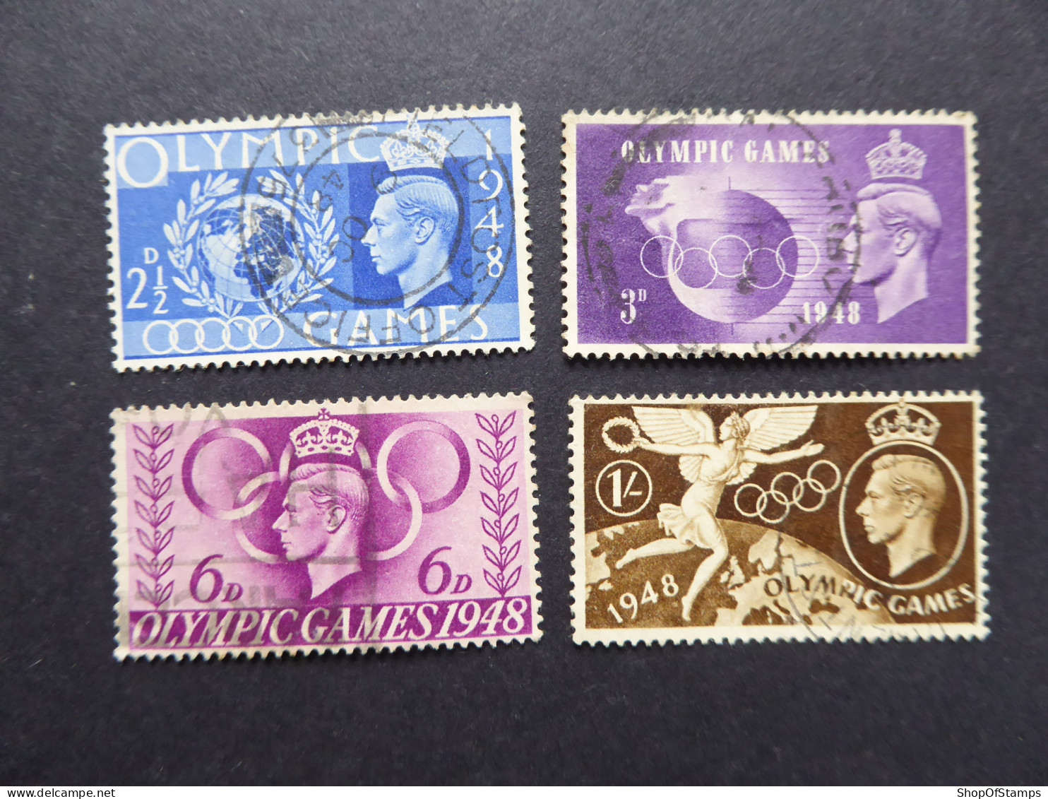 GREAT BRITAIN SG 495-98 OLYMPIC GAMES FINE ROUND CANCELLATIONS     - Sonstige & Ohne Zuordnung