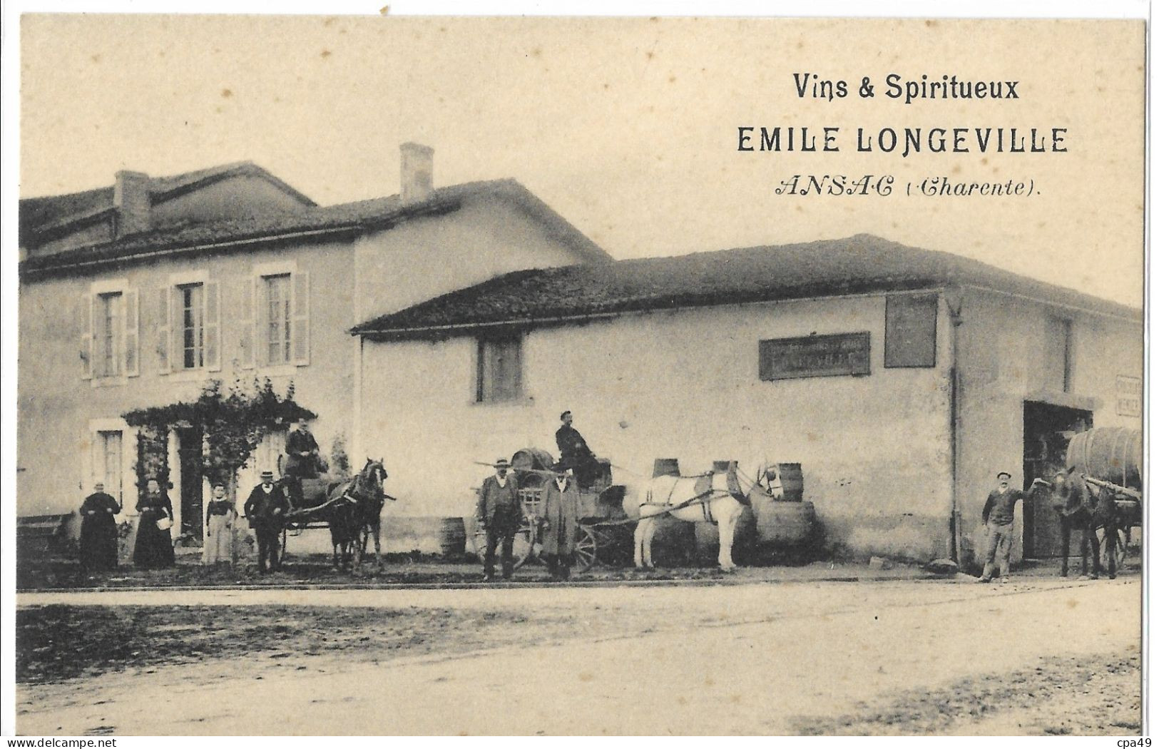 16     ANSAC   VINS &  SPIRITUEUX    EMILE   LONGEVILLE - Sonstige & Ohne Zuordnung