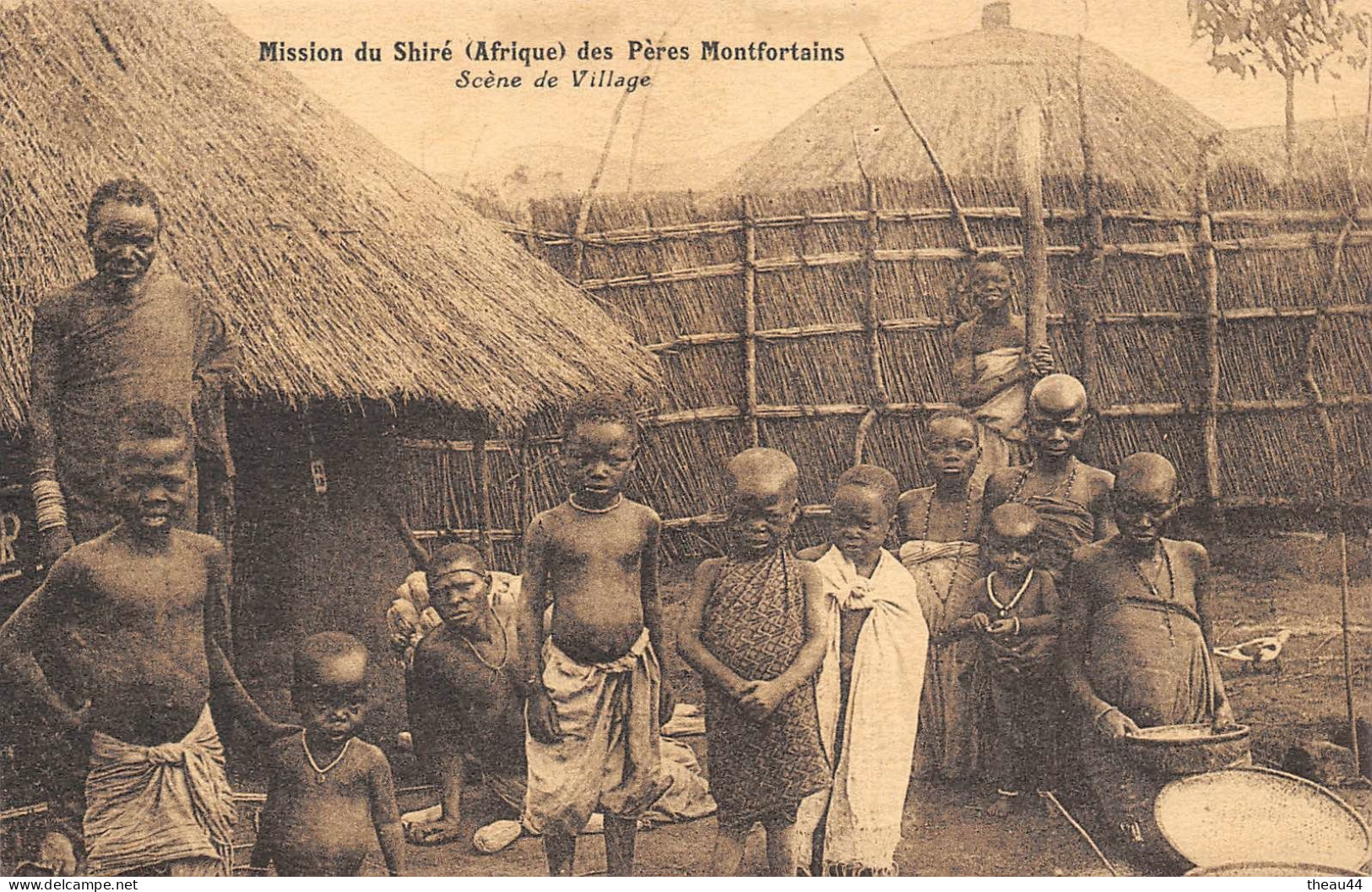 Mission de SHIRE (Afrique) des Pères Montfortains - Lot de 8 Cartes - Soeurs, Village, Séminaire, Dispensaire, Vieillard