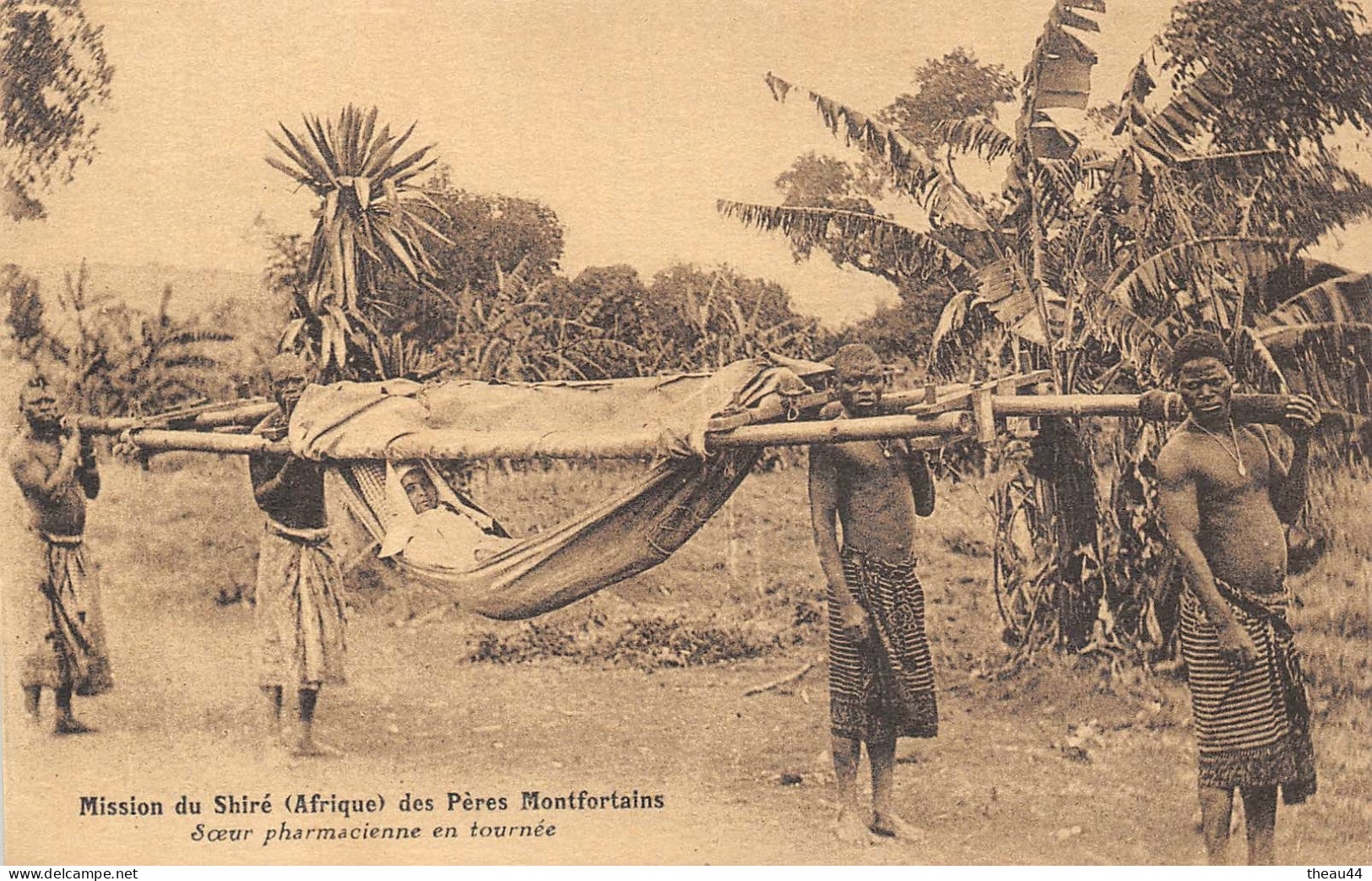 Mission de SHIRE (Afrique) des Pères Montfortains - Lot de 8 Cartes - Soeurs, Village, Séminaire, Dispensaire, Vieillard