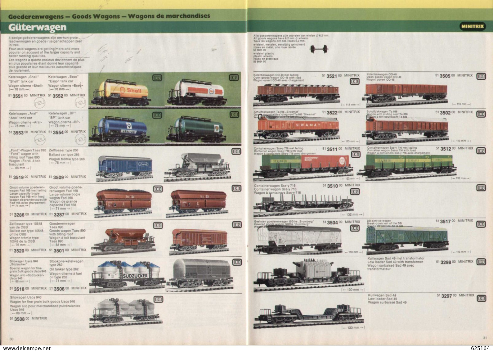 Catalogue MINITRIX 1975/76  Spur N 1:160 9 Mm + Preisliste DK Kr - Alemania