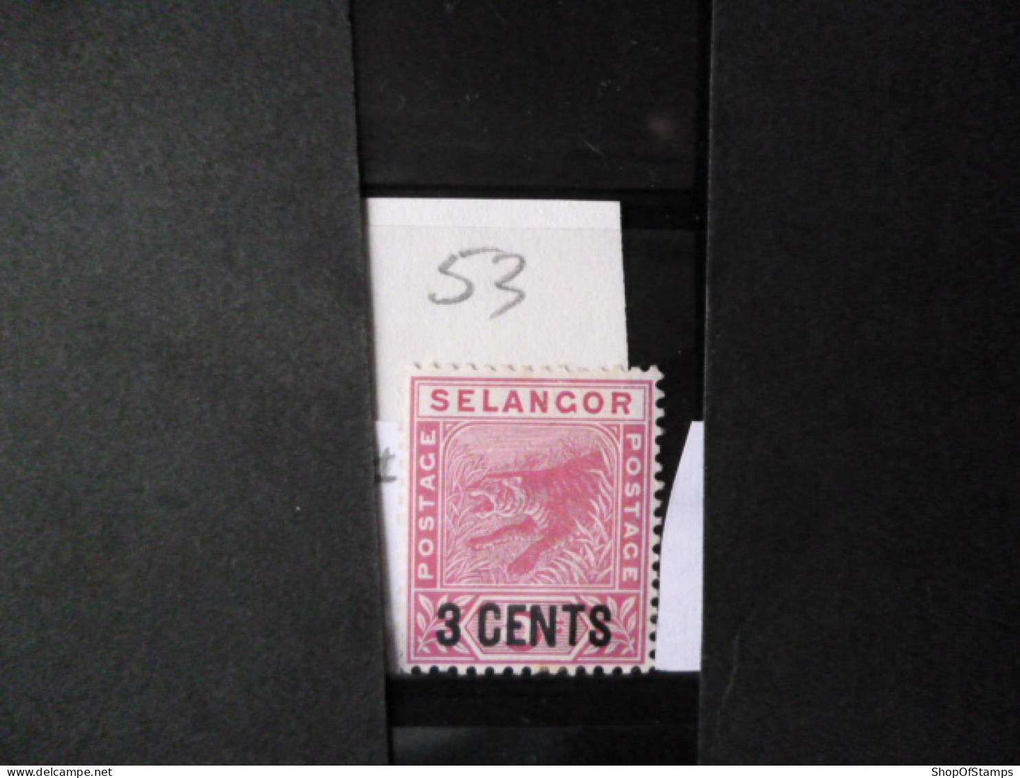 SELANGOR SG 53 MINT/MH Or USED AS PER SCAN - Selangor