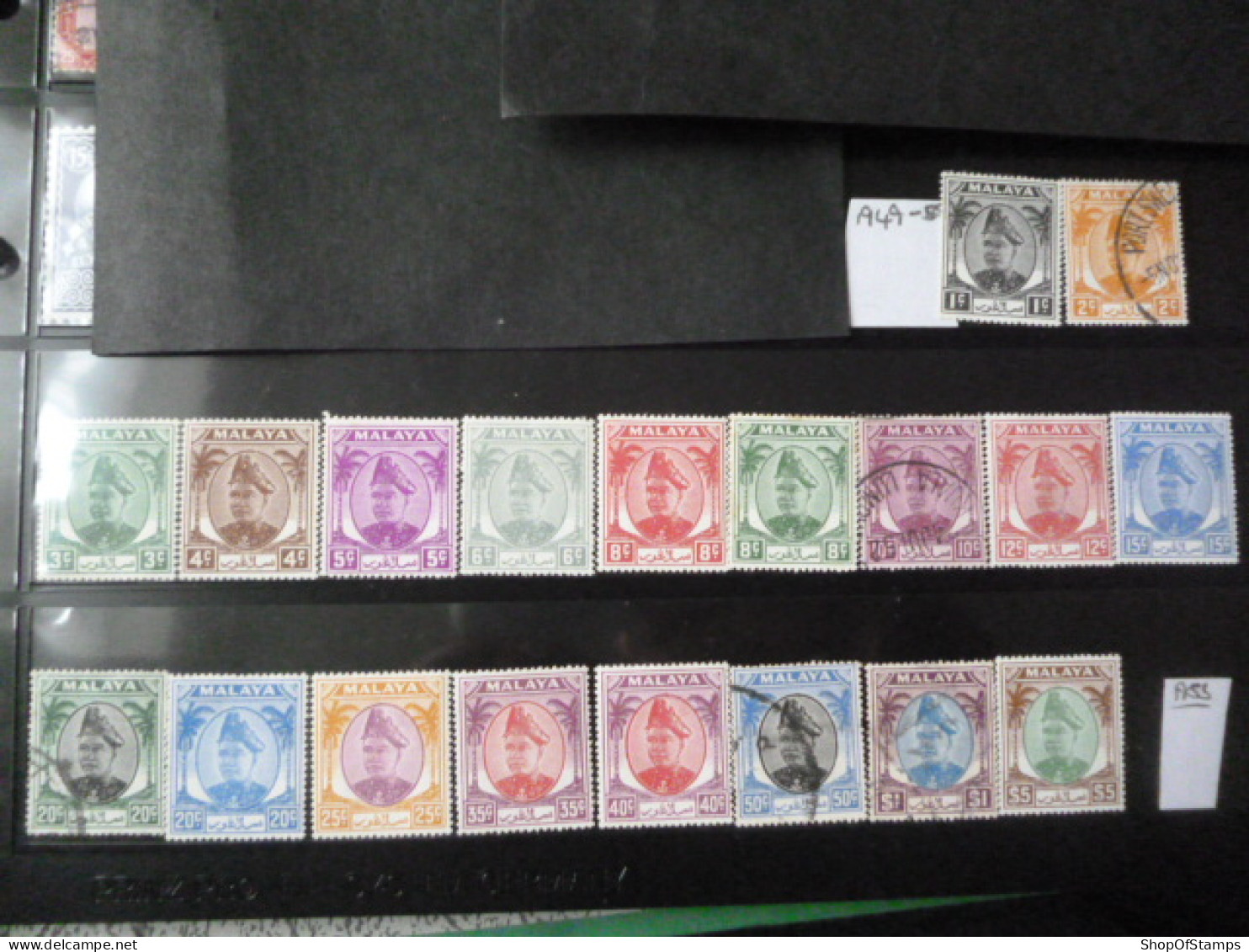 SELANGOR SG 90-109 MINT/MH Or USED AS PER SCAN - Selangor