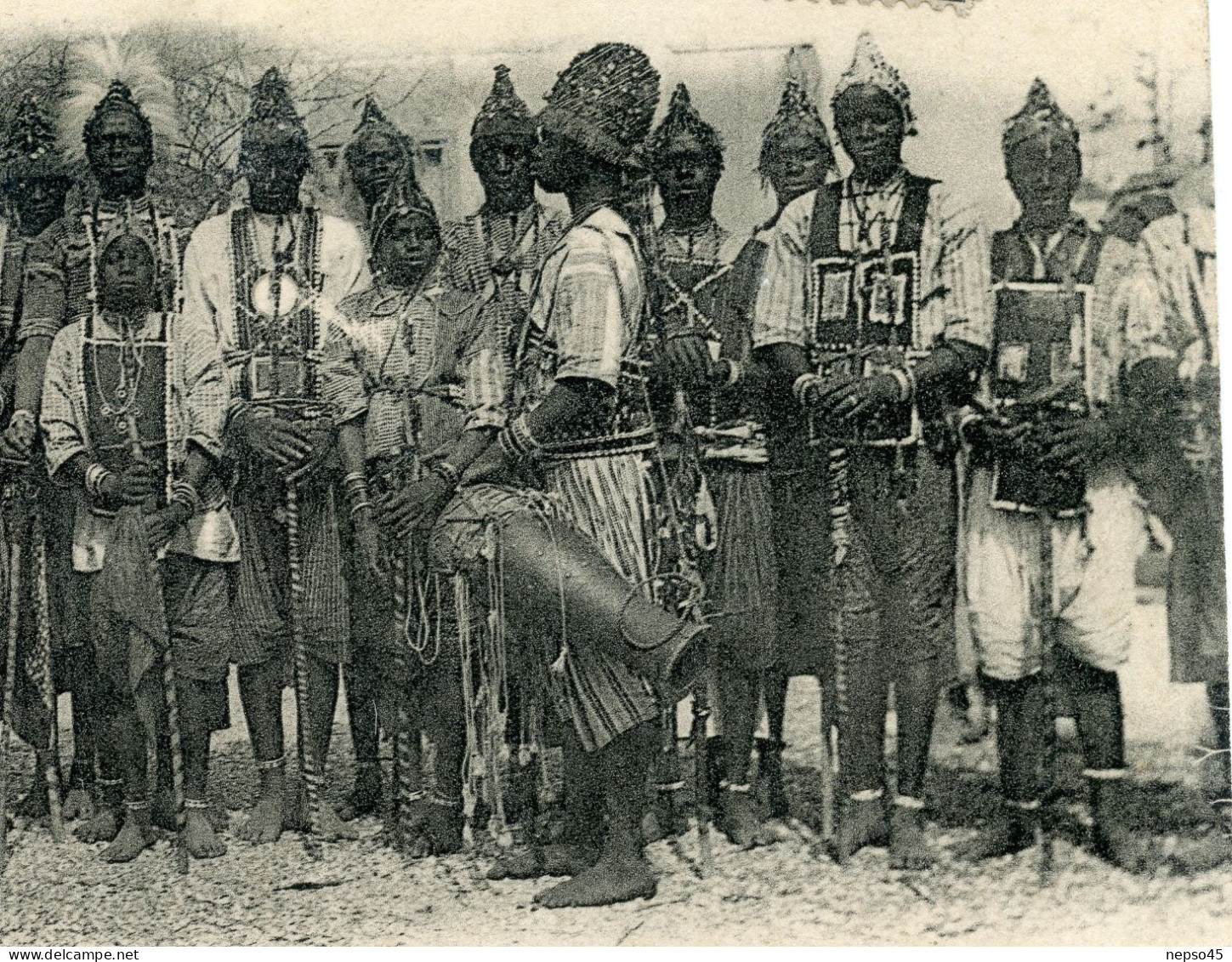 La Circoncision Tradition Sénégalaises.Circoncis En Grande Tenue De Danse Après La Sortie.beau Timbre - Non Classés