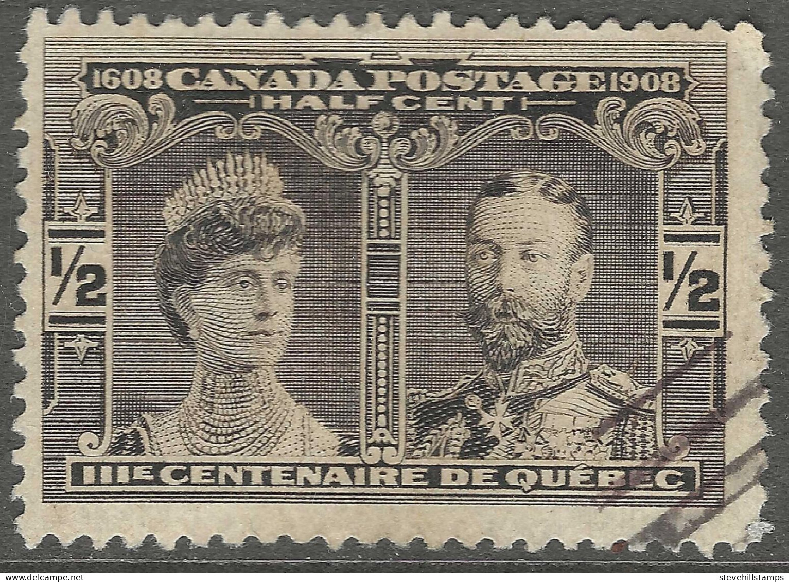 Canada. 1908 Quebec Tercentenary. ½c Used. SG 188 - Nuovi