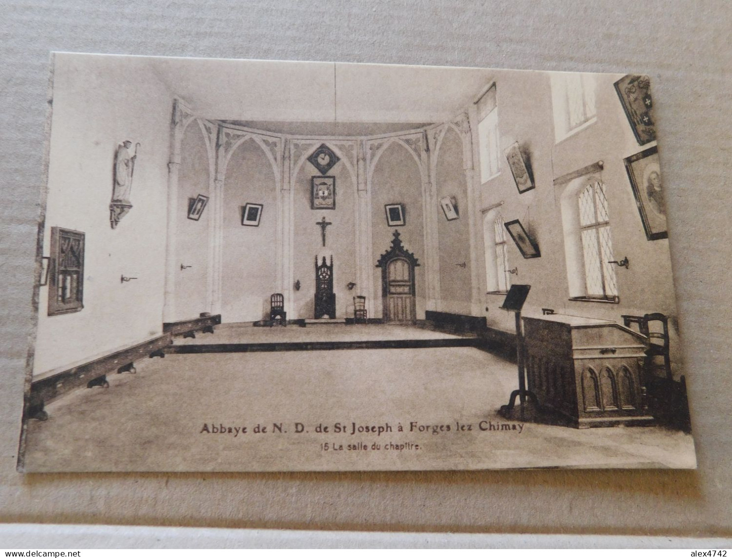 Abbaye De N. D. De St Joseph à Forges Lez Chimay, La Salle Du Chapitre   (X18) - Edingen