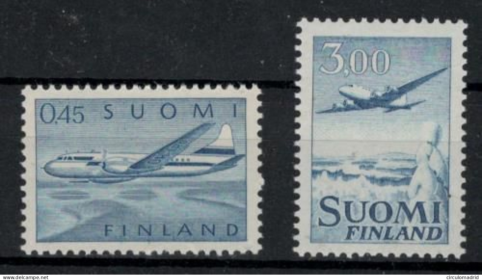 Finlandia (aéreo) Nº 8/9 - Unused Stamps
