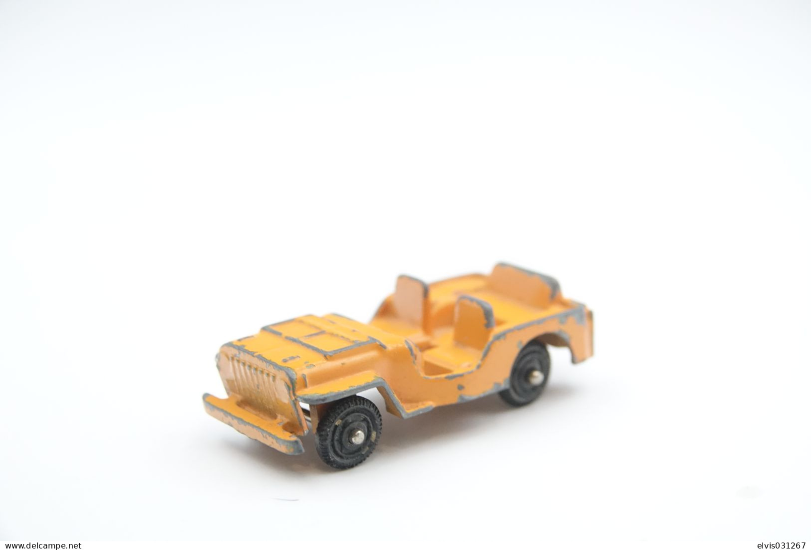 Marx (GB) Vintage Die Cast Car: Jeep Orange , 1960's - Figurini & Soldatini