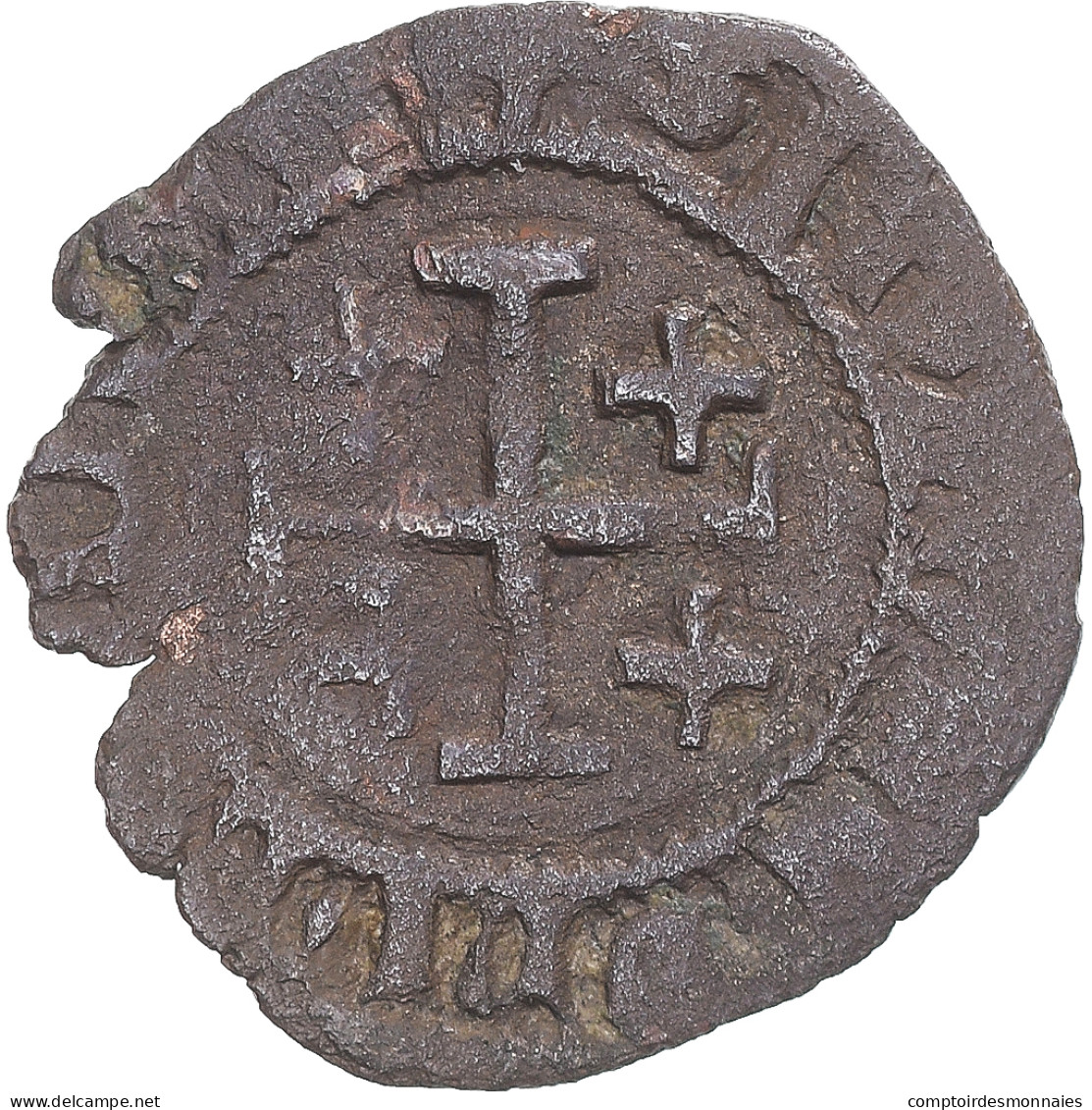 Monnaie, France, Patac De Provence, 1515-1547, TB+, Billon, Gadoury:186 - 1515-1547 Franz I. Der Ritterkönig