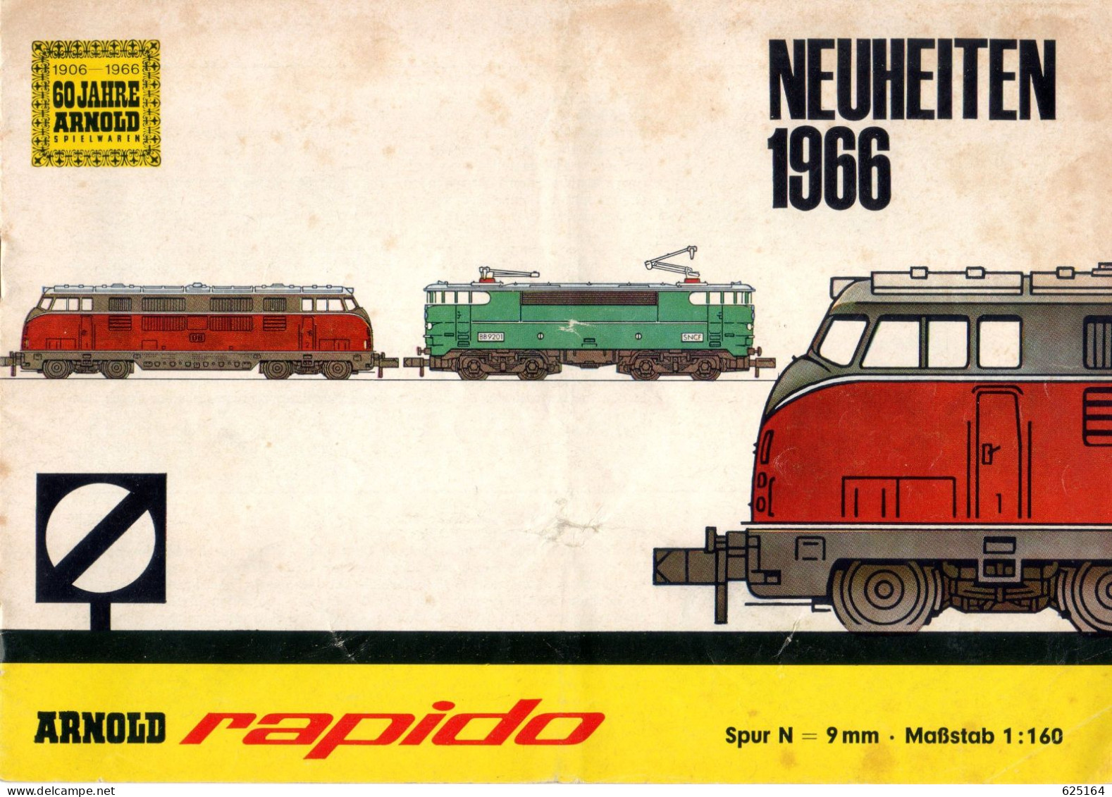 Catalogue ARNOLD RAPIDO 1966 Neuheiten Spur N 1:160 9 Mm - German