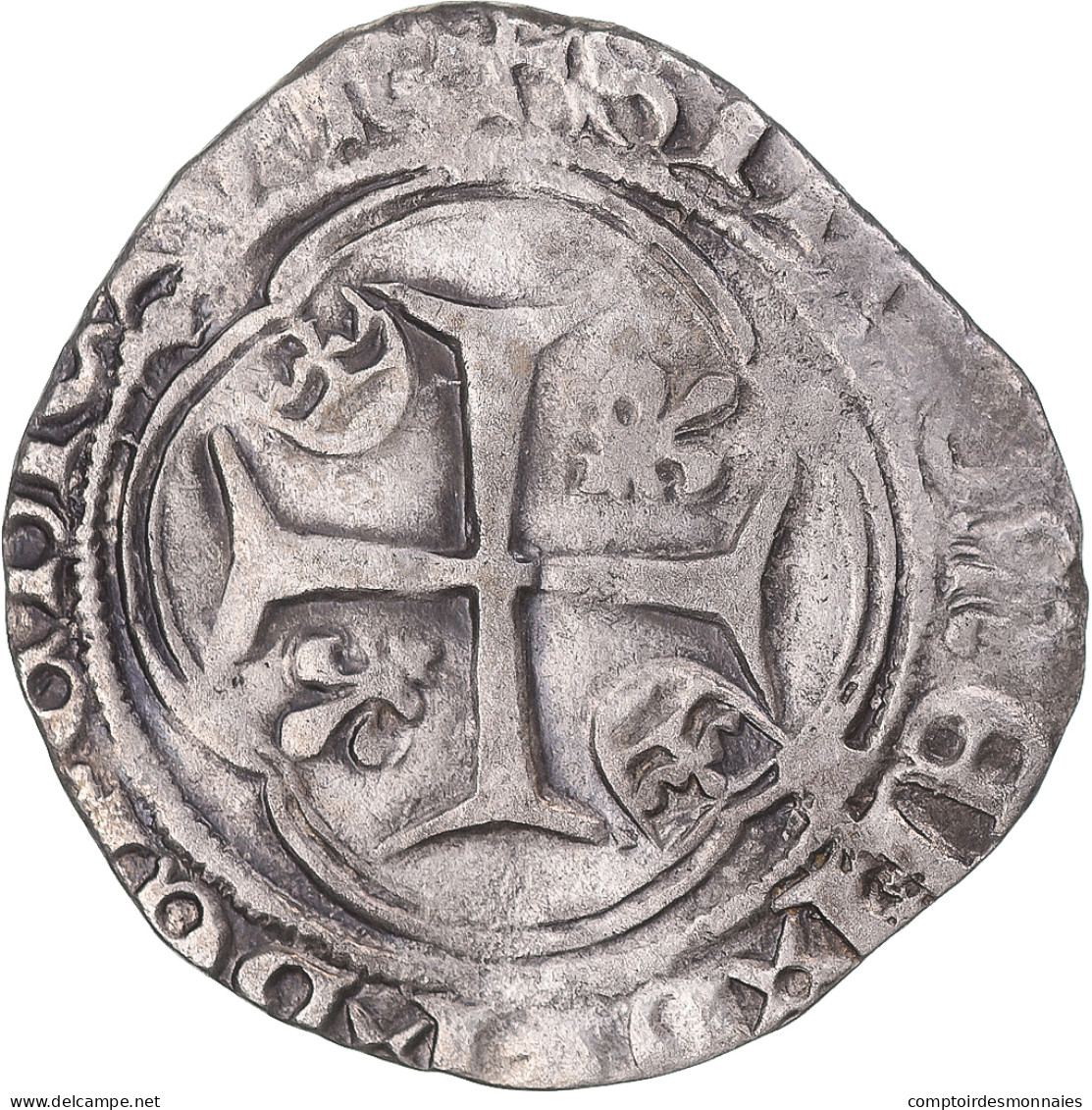 Monnaie, France, Louis XI, Blanc à La Couronne, 1461-1483 - 1461-1483 Louis XI. Le Prudent